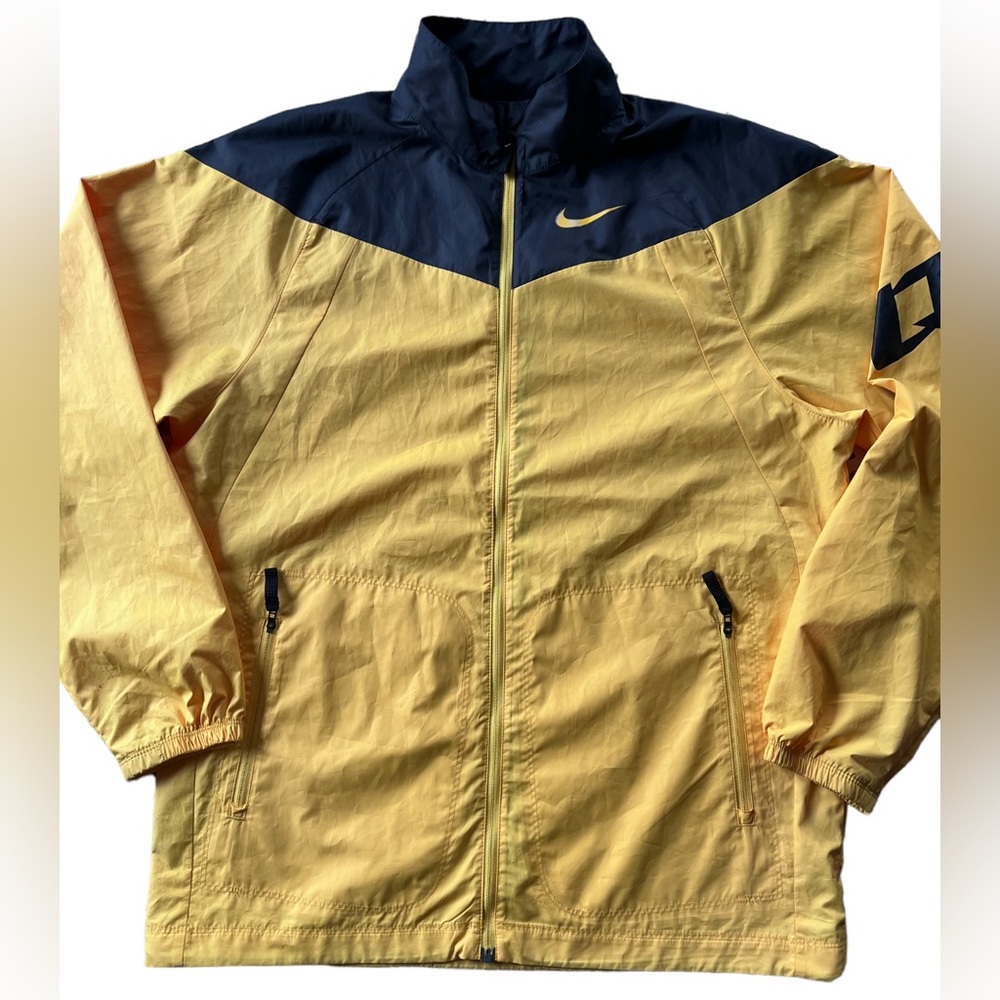 Nike Golf Storm Fit Yellow Jacket Windbreaker Black Mens Sz Medium